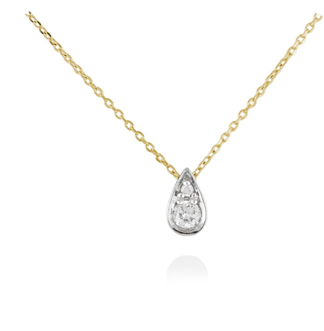 Colgante con Oro con diamantes