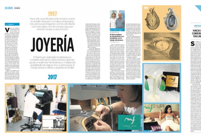 Manuel Ferrer Joyero celebra con larioja.com el 20 aniversario de su web