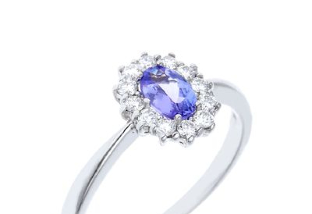 Joyería con gemas de color