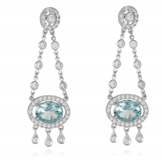 Pendientes CHANDELIER plata