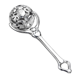 Sonajero Pollito Pio Pio Plata