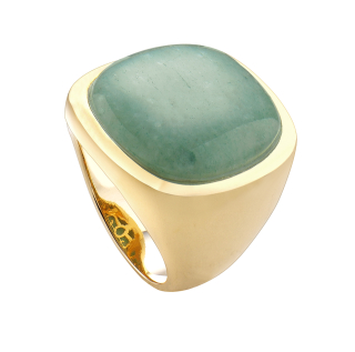 Anillo Atelier plata dorada