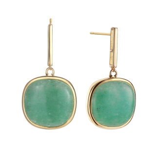 Pendientes Atelier plata dorada