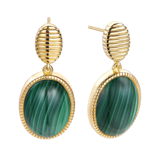 Pendientes Kotor plata dorada