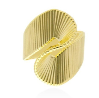 Anillo Endless de Plata dorada